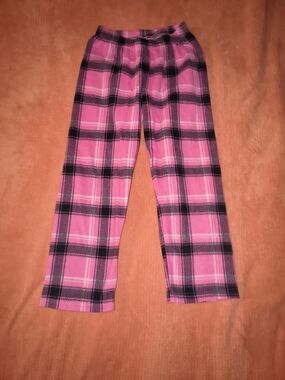 The Children's Place Pink and Black Plaid Pajama Pants